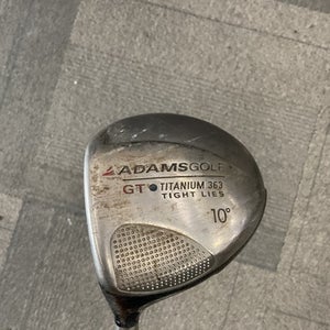 Used Adams Golf GT TITANIUM 363 TIGHT LIES Mens Driver LH 10.0 Degree 11614-S000223684