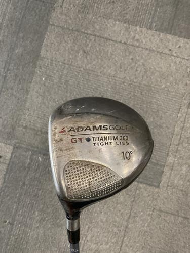 Used Adams Golf GT TITANIUM 363 TIGHT LIES Mens Driver LH 10.0 Degree 11614-S000223684