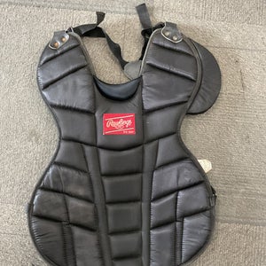 Used Rawlings AGP2 Catchers Chest Protector Black Adult 11614-S000223676