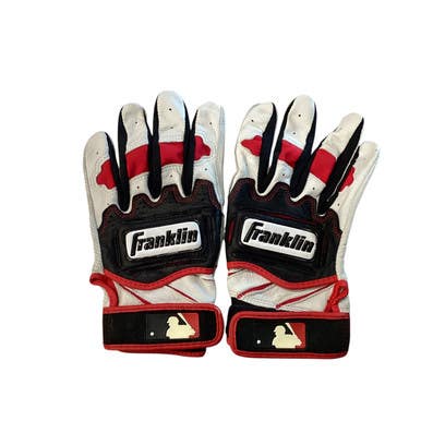 Used Franklin BB/SB Batting Gloves Black Youth 11760-S000083317