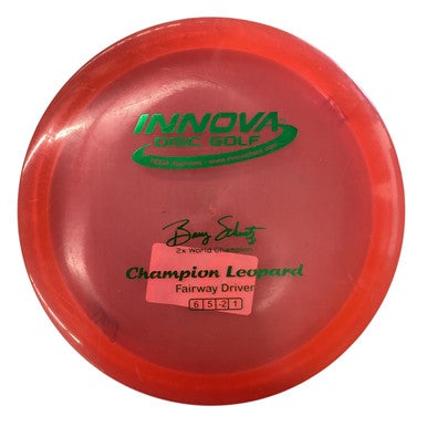 Used Innova CHAMPION LEOPARD Disc Golf Driver Red 11760-S000083305