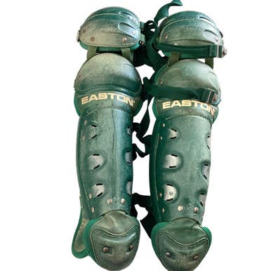 Used Easton EASTON SHIN GUARDS Catchers Leg Guards Green Junior 11760-S000083299