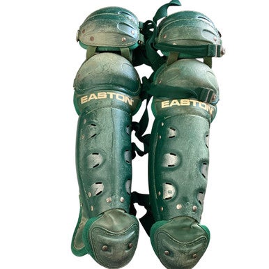 Used Easton EASTON SHIN GUARDS Catchers Leg Guards Green Junior 11760-S000083299