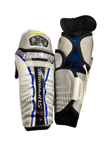 Used Bauer SUPREME 0NE 55 Junior Shin Guards Grey 10" 11613-S000170020