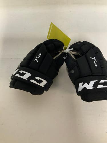 Used CCM T4R Youth Gloves Black 9" 11823-S000035140