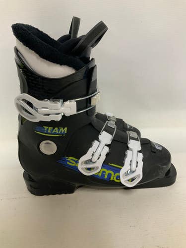 Used Salomon TEAM Boys DH Ski Boot Black 230 MP - J05 - W06 11823-S000035127