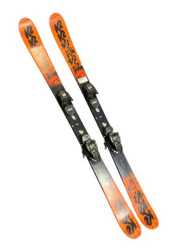 Used K2 JUVY Boys DH Ski/Binding Orange 139 cm 11823-S000035122
