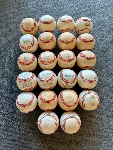 Leather Baseballs 24 Pack (2 Dozen) Rawlings Perfect Game