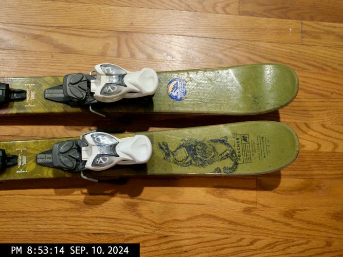 Kid's K2 109 cm Park Poacher Skis Twin Tip With Bindings