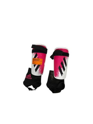 Used Adidas Soccer Shin Guards Youth Pink SM 11847-S000030351