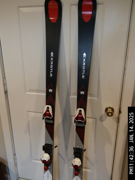 Unisex 2020 All Mountain 168 cm Kastle RX12 GS Skis With Bindings Max Din 12 (Used)