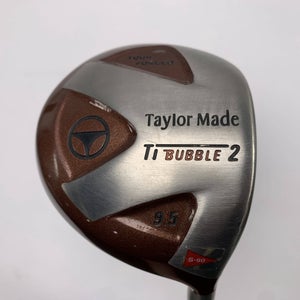 TaylorMade Ti Bubble 2 Driver 9.5* Bubble S-90 Stiff Graphite Mens RH