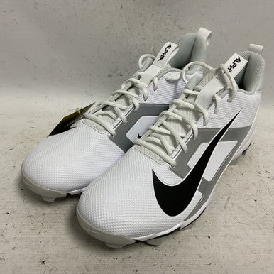 Used Nike Alpha Menace 4 Shark FN0028-100 Adult FB Cleats White And Black Senior 12 11855-S000193003