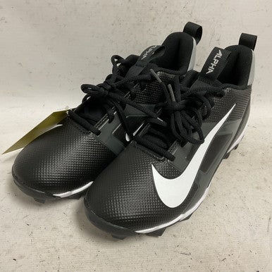 Used Nike Alpha Menace 4 FQ3875-001 Adult FB Cleats Black And White Senior 7 11855-S000193002