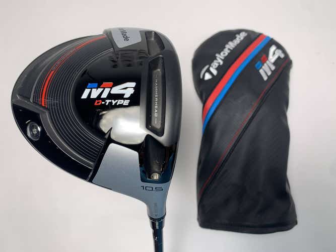 TaylorMade M4 D-Type Driver 10.5* Fujikura Atmos 5R Red Regular RH HC
