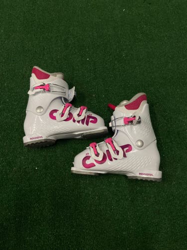 Mondo 21 & 21.5 Rossignol Comp J3 JR Ski Boots (Used)