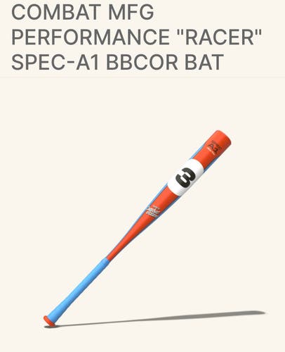 2026 Combat MFG Spec A1 Alloy BBCOR Certified Bat (-3) 28 oz 31" (New)