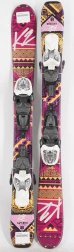 K2 Luv Bug Kids Skis with Bindings - 88 cm Used