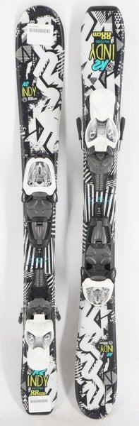 K2 Indy Kids Skis with Bindings - 88 cm Used