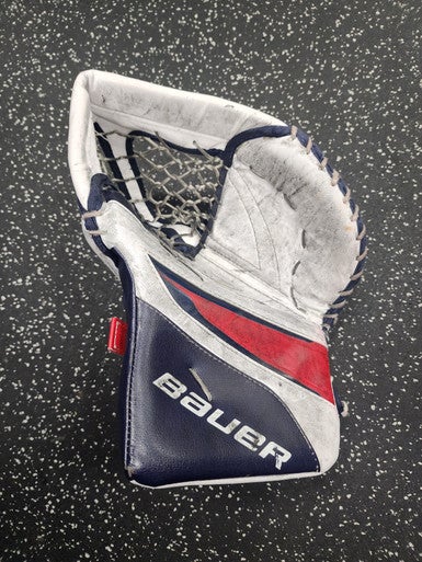 Used Bauer X5 PRO Inter Goalie Catcher White/Royal/Red 11849-S000032872