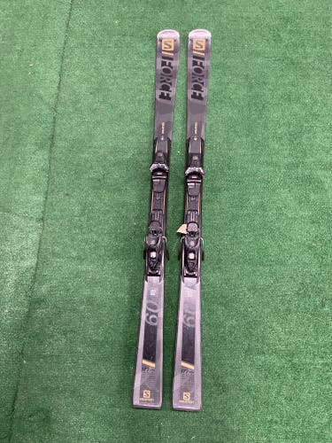 Men's Salomon S Force 177 cm All Mountain Skis With M11 GW Bindings (Used)