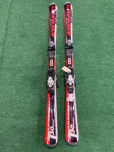 Men's Atomic T30 Series 158 cm All Mountain Skis With Atomic Device Bindings Max Din 10 (Used)