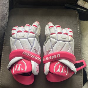 Warrior EVO QX Lacrosse Gloves Large (New)
