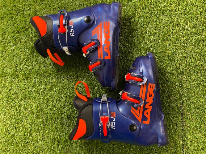 Mondo 21 & 21.5 Lange RSJ 50 JR Ski Boots (Used)