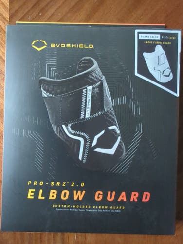 White Senior EvoShield Elbow Guard Elbow Protection (New) Adult large