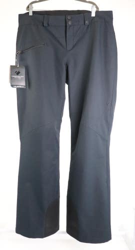 Obermeyer Malta Pant Ski Pants Snow Black Pockets Winter Women's Size 12 NWT