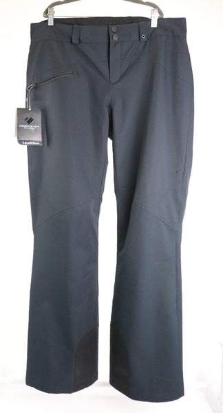 Obermeyer Malta Pant Ski Pants Snow Black Pockets Winter Women's Size 12 NWT