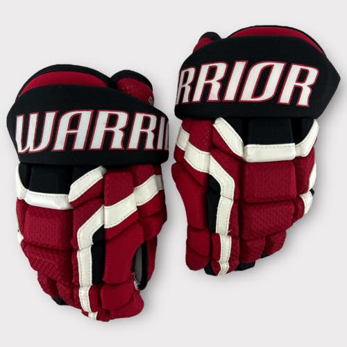 Pro Stock Used 14" Warrior Covert New Jersey Devils Hockey Gloves