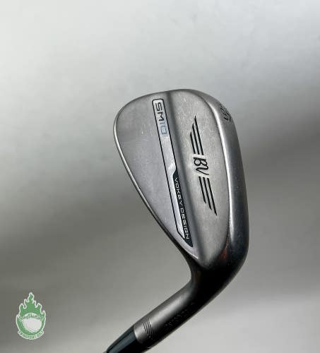 Used Titleist Vokey SM10 Nickel F Grind Wedge 46*-10 Wedge Flex Steel Golf Club