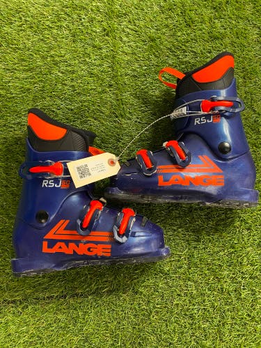 Mondo 21 & 21.5 Lange RSJ 50 JR Ski Boots (Used)