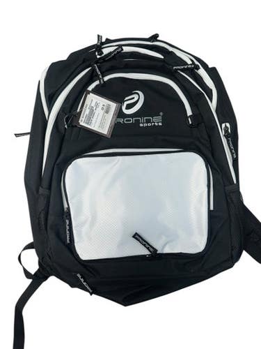 Used Pro 9 BP BB/SB Player Backpack Black And White 11835-S000199663