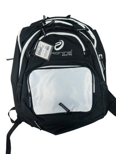 Used Pro 9 BP BB/SB Player Backpack Black And White 11835-S000199663