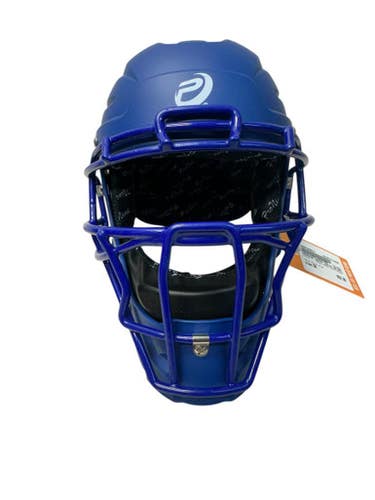 Used Pro 9 AEPRO CATCH HELMET Catchers Helmet w/Mask Royal Blue SM 11835-S000199672