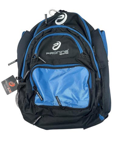 Used Pro 9 BP BB/SB Player Backpack Black And Sky Blue 11835-S000199682