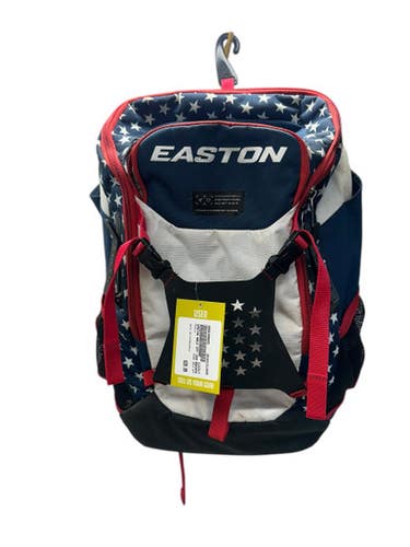 Used Easton WALK OFF BB/SB Player Backpack White/Red/Navy 11835-S000199605