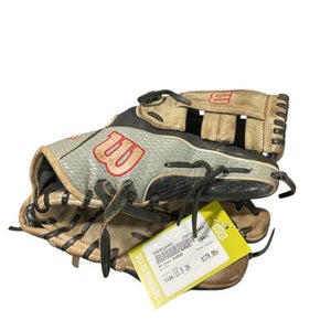 Used Wilson A2000 BB/SB Glove RH Throw Grey 11 1/2" 11834-S000038405