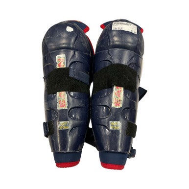 Used Easton Y19 Youth Shin Guards Navy Blue 10" 11859-S000026447