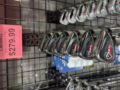 Used Callaway RAZR X BLACK Mens Iron Set RH 5I-PW 11605-S000204107