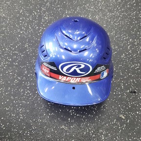 Used Rawlings BB HELMET Batting Helmet No Mask Royal Blue MD 11849-S000032762