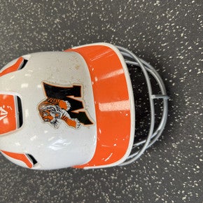 Used Rawlings SR Batting Helmet w/Mask White SM 11849-S000032758