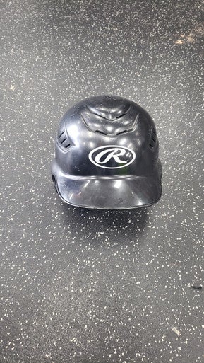 Used Rawlings BB HELMET Batting Helmet No Mask Black MD 11849-S000032761