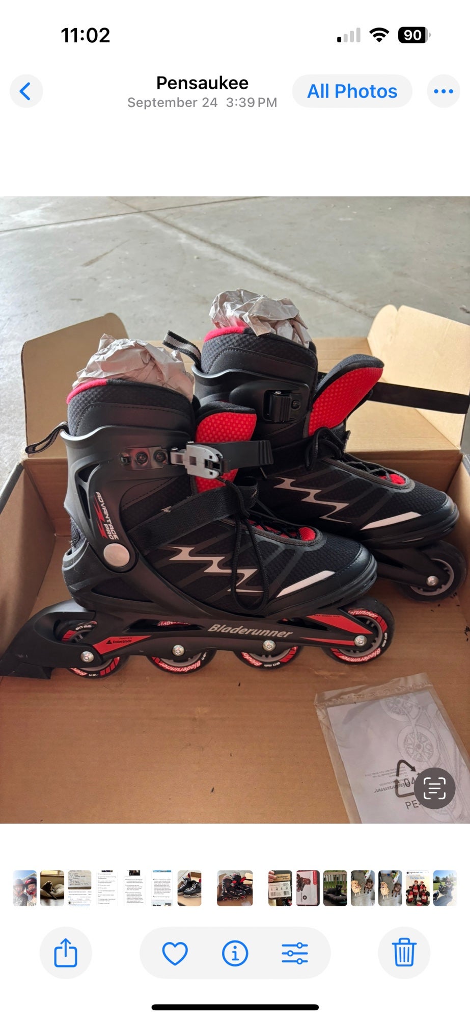 K2 BACKYARD BOB AGGRESSIVE INLINE SKATES US SIZE 9 EU 42, BLACK / BLUE ~  NICE!! | SidelineSwap | Buy and Sell on SidelineSwap, image size:923x2000