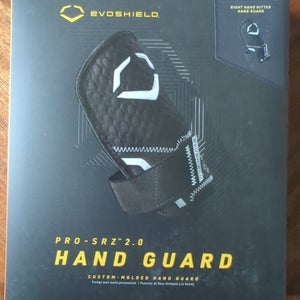 Black Senior EvoShield Hand guard (New) adult large. Right hand hitter