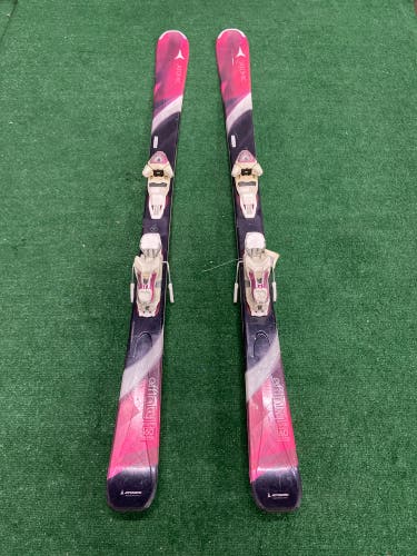 Women's Atomic Affinity Pure 160 cm All Mountain Skis With Bindings Max Din 10 (Used)