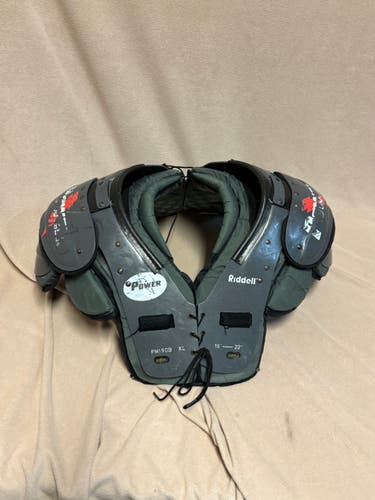 Extra Large Adult Riddell Power Shoulder Pads (Used)