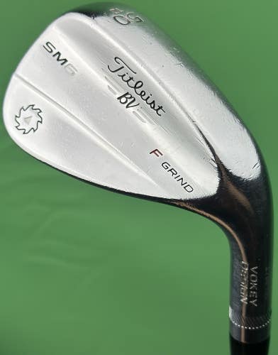 Titleist Vokey SM6 Tour Chrome Gap GW Wedge 50-12* Steel Wedge Flex RH